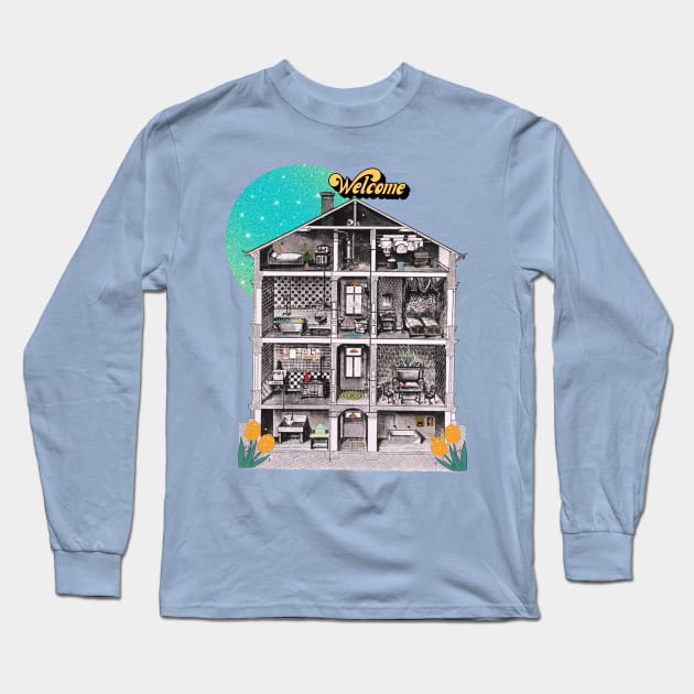 Welcome home Long Sleeve T-Shirt by VultureVomitInc